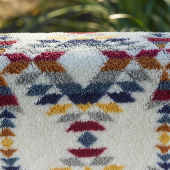 Luxe Home Decor Classic Faux Fur Throw | 1-Piece | Multicolor | 50"x60" - Picture 10 of 13